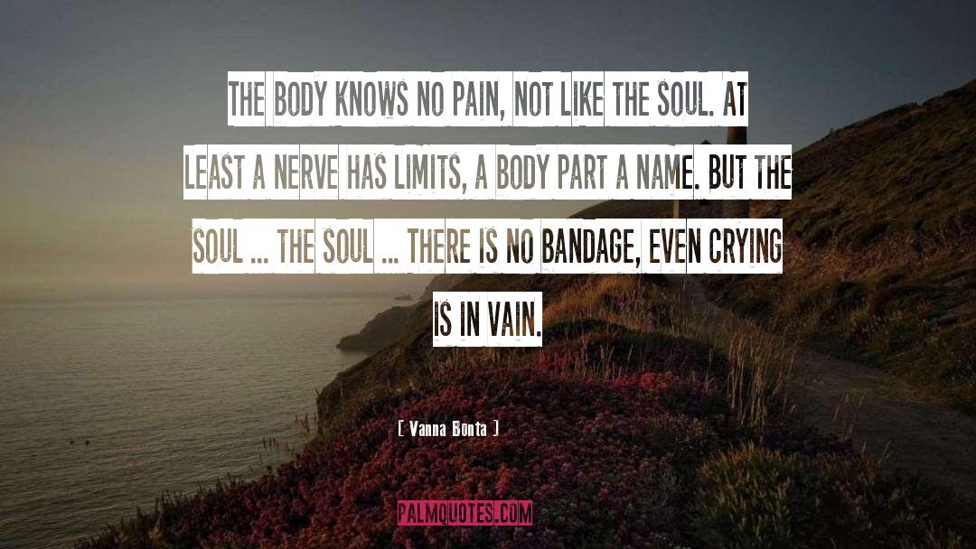 Vanna Bonta Quotes: The body knows no pain,