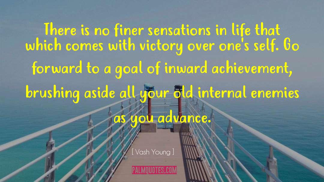 Vash Young Quotes: There is no finer sensations