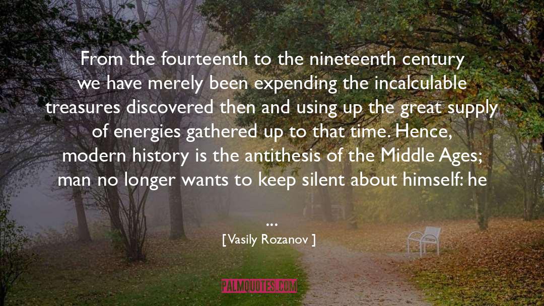 Vasily Rozanov Quotes: From the fourteenth to the