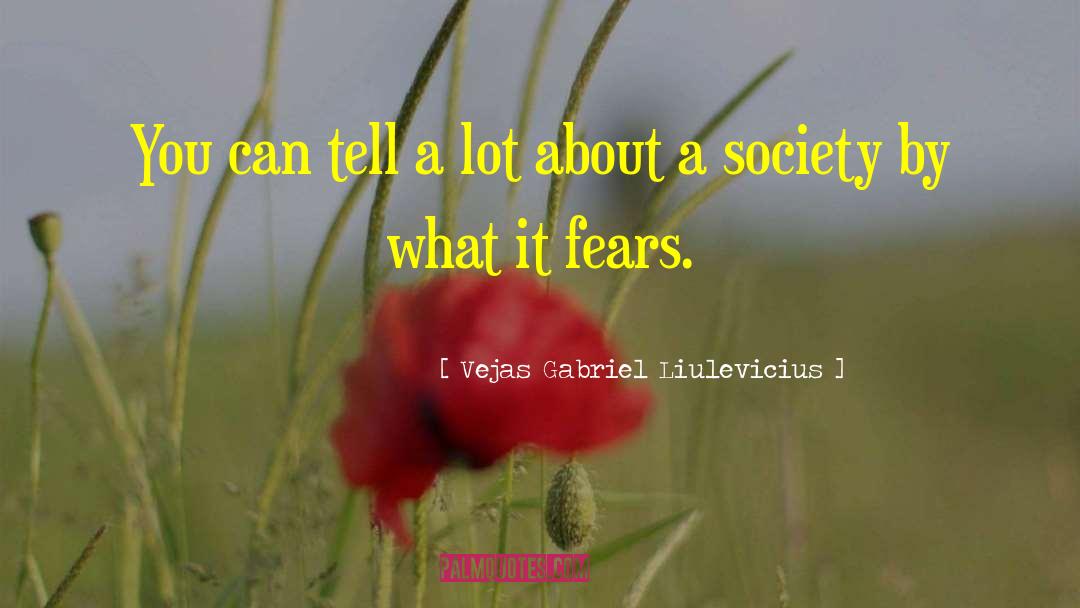 Vejas Gabriel Liulevicius Quotes: You can tell a lot