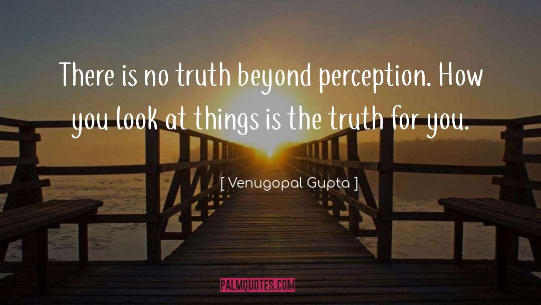 Venugopal Gupta Quotes: There is no truth beyond