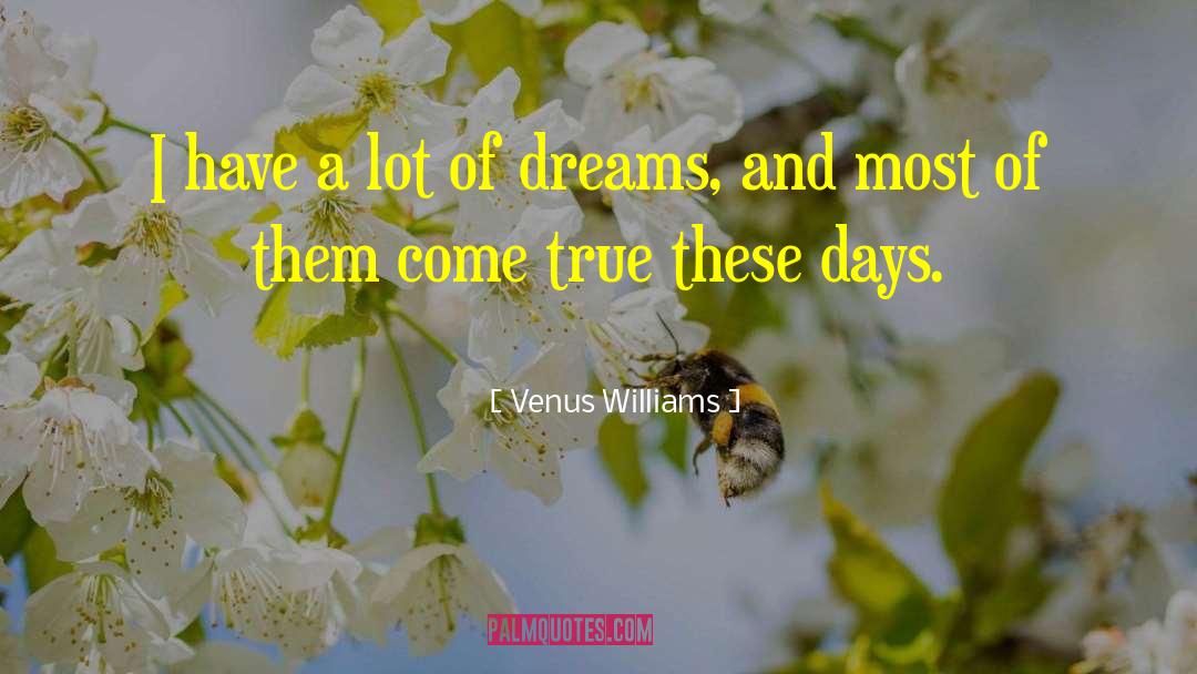 Venus Williams Quotes: I have a lot of