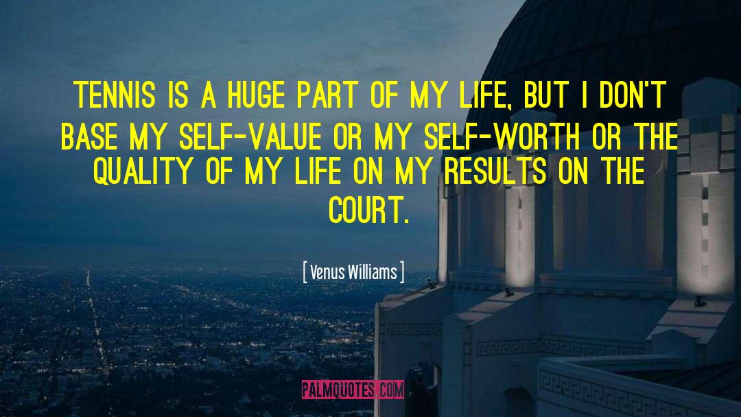 Venus Williams Quotes: Tennis is a huge part