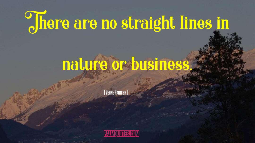 Verne Harnish Quotes: There are no straight lines