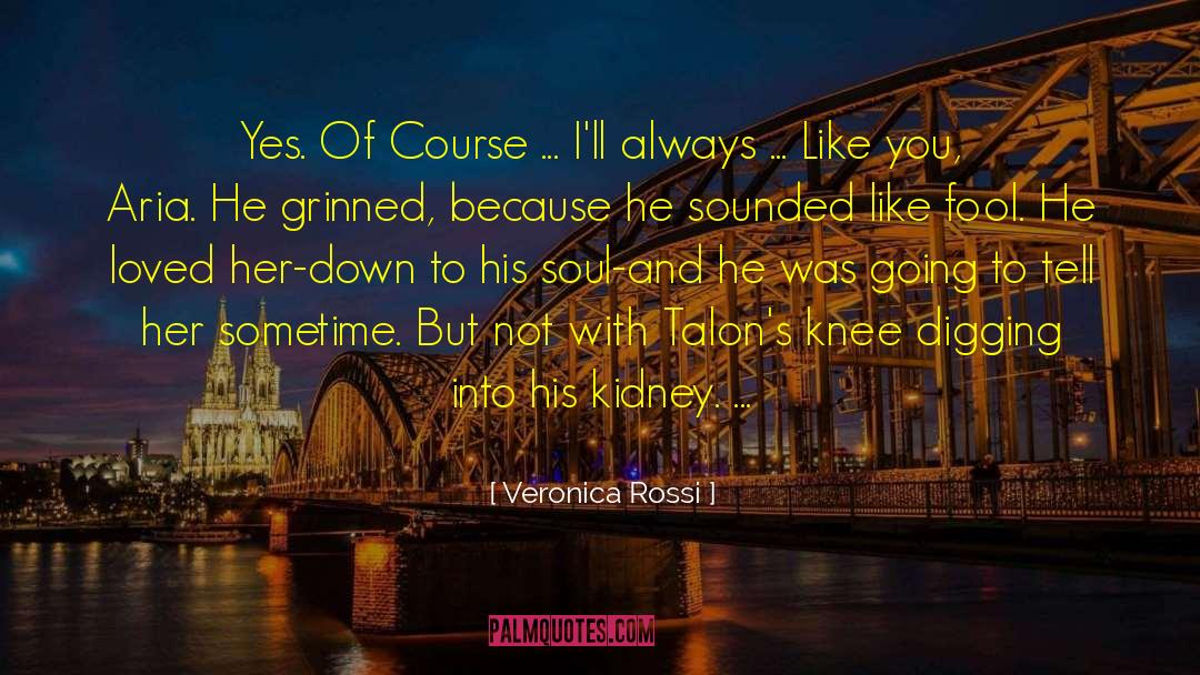 Veronica Rossi Quotes: Yes. Of Course ... I'll