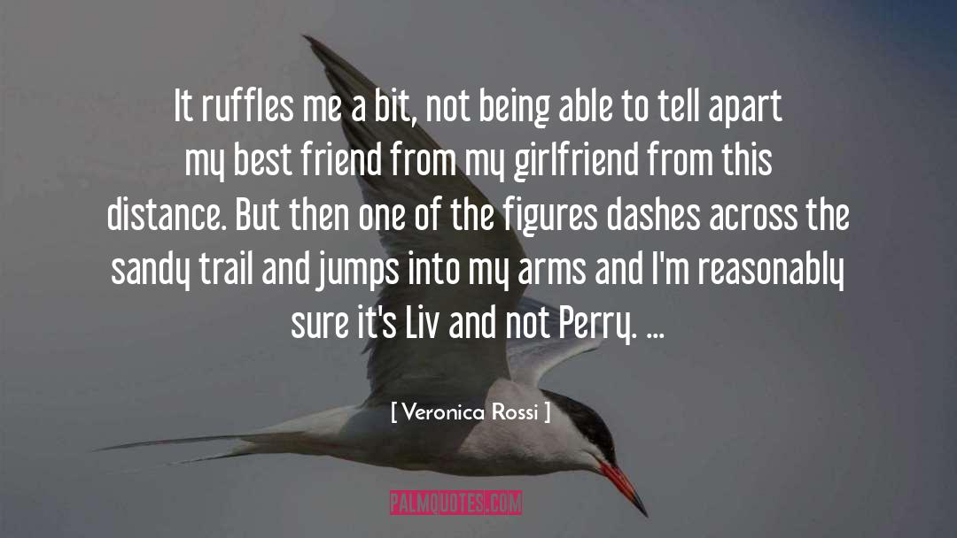 Veronica Rossi Quotes: It ruffles me a bit,