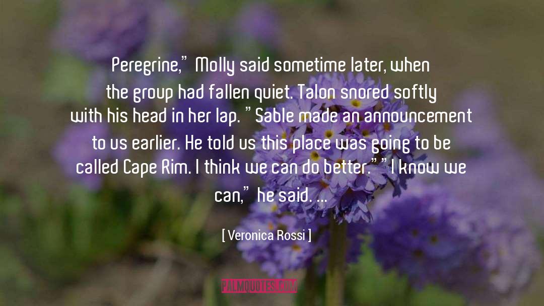 Veronica Rossi Quotes: Peregrine,