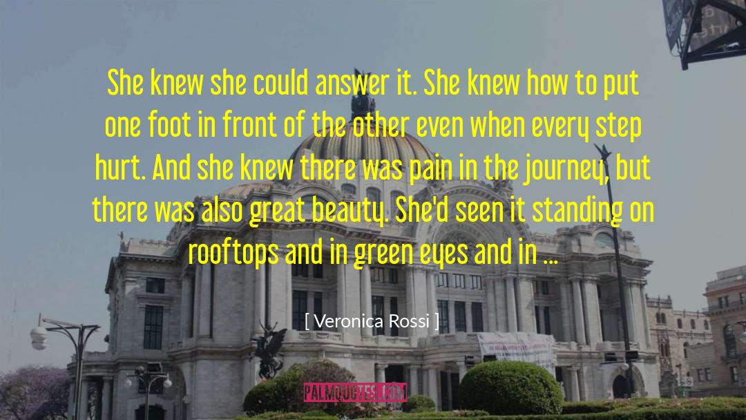 Veronica Rossi Quotes: She knew she could answer