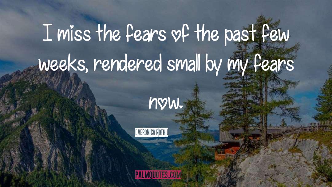 Veronica Roth Quotes: I miss the fears of