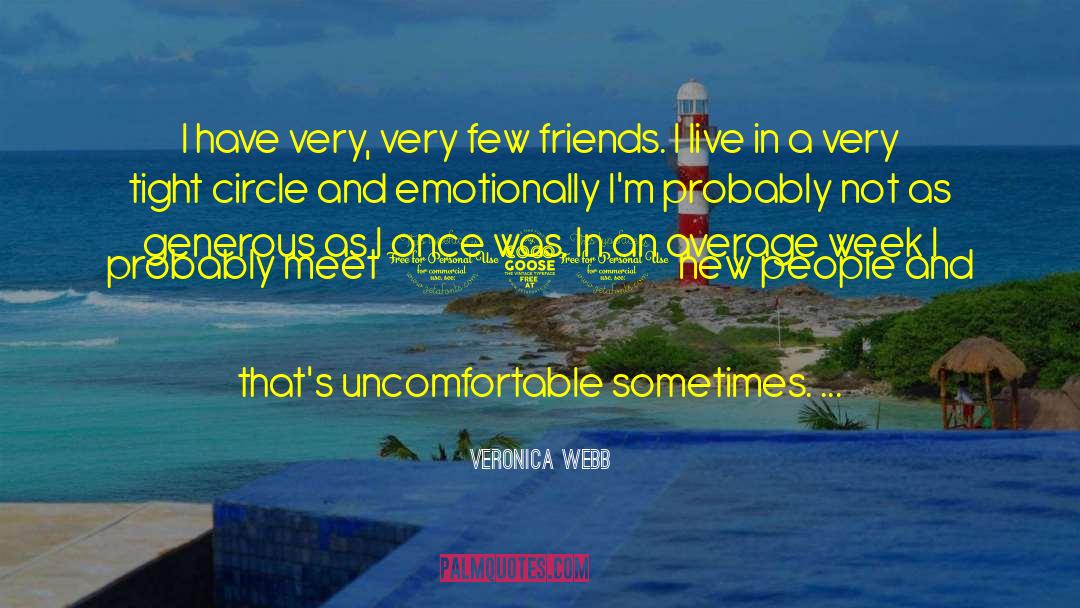 Veronica Webb Quotes: I have very, very few