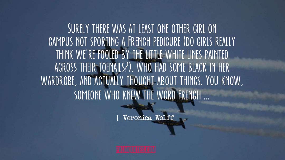 Veronica Wolff Quotes: Surely there was at least