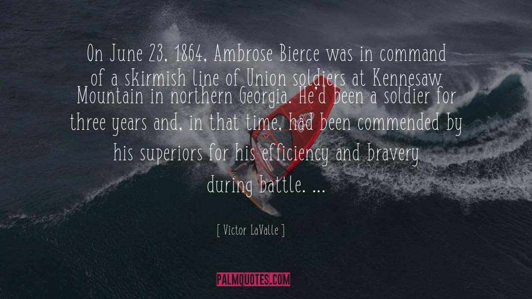 Victor LaValle Quotes: On June 23, 1864, Ambrose