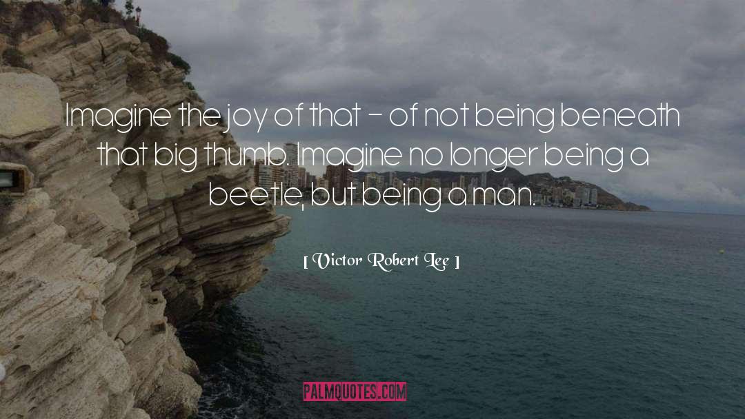 Victor Robert Lee Quotes: Imagine the joy of that