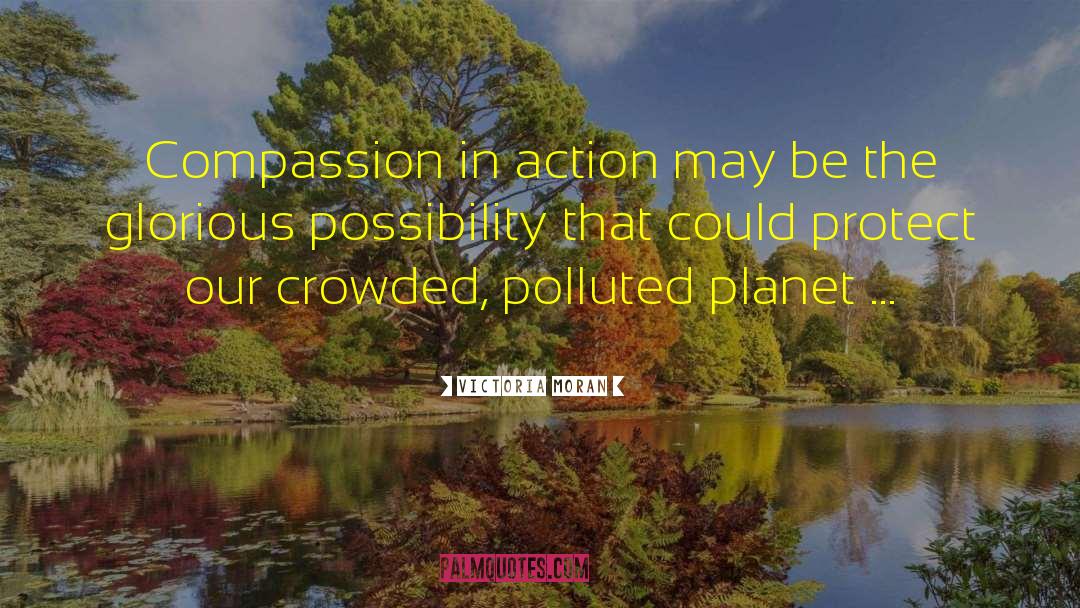 Victoria Moran Quotes: Compassion in action may be