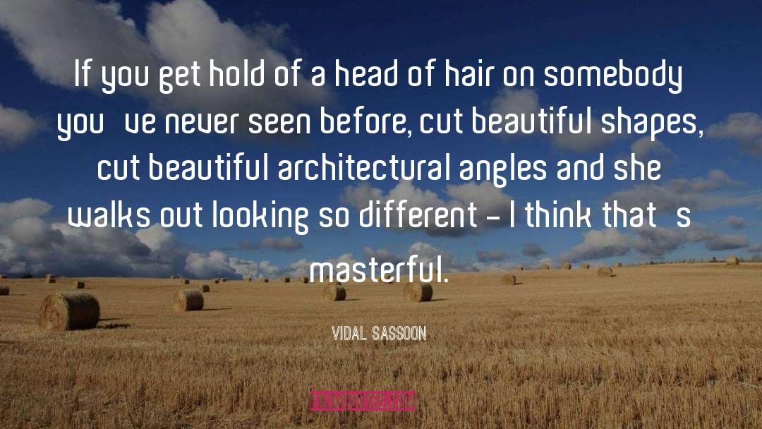 Vidal Sassoon Quotes: If you get hold of