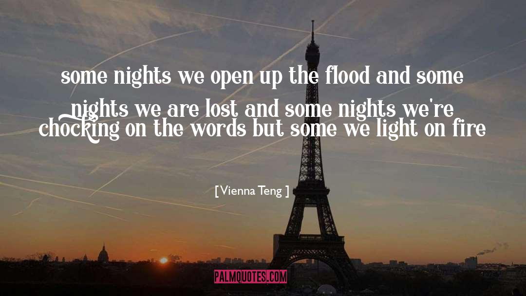Vienna Teng Quotes: some nights we open up
