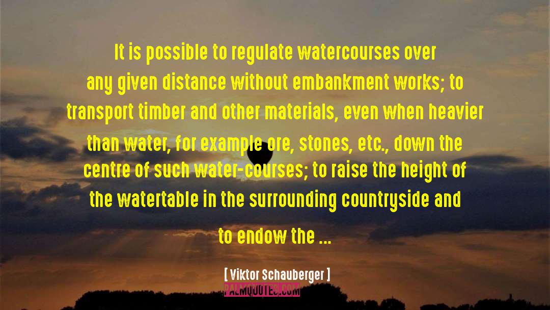 Viktor Schauberger Quotes: It is possible to regulate