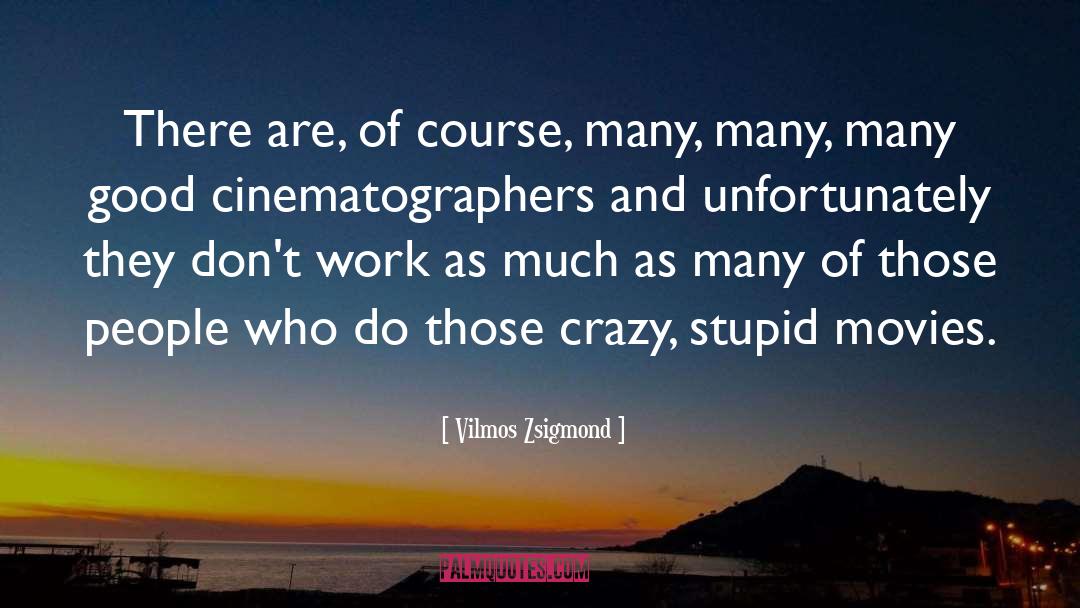 Vilmos Zsigmond Quotes: There are, of course, many,