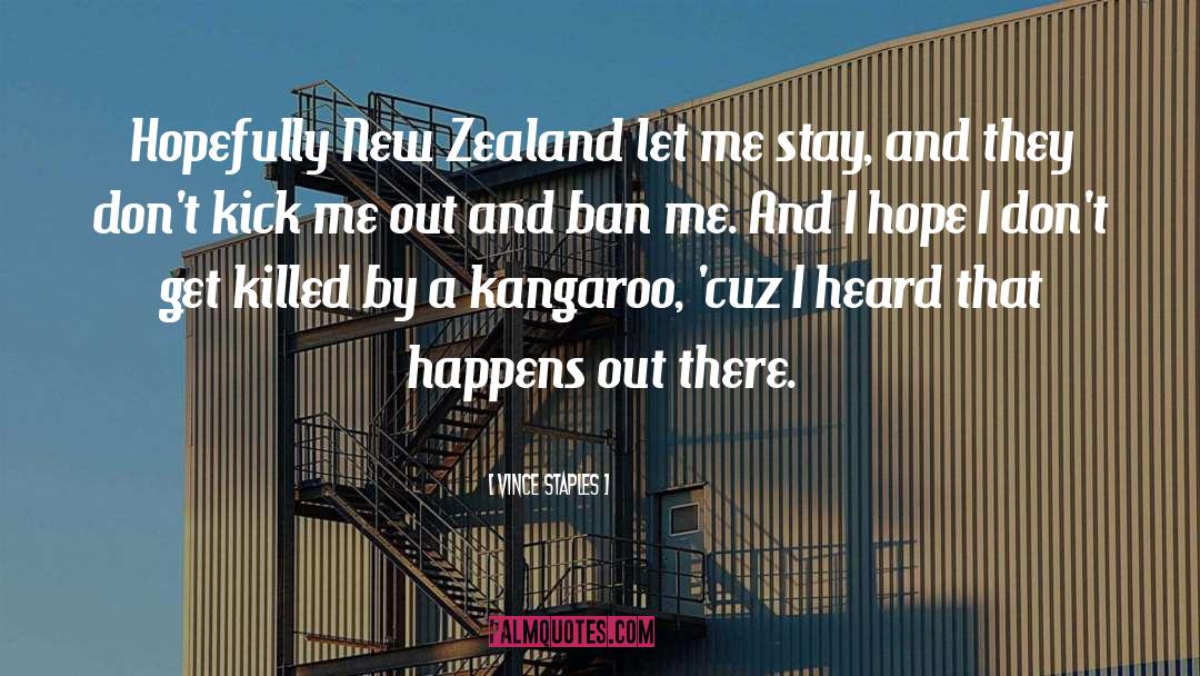 Vince Staples Quotes: Hopefully New Zealand let me