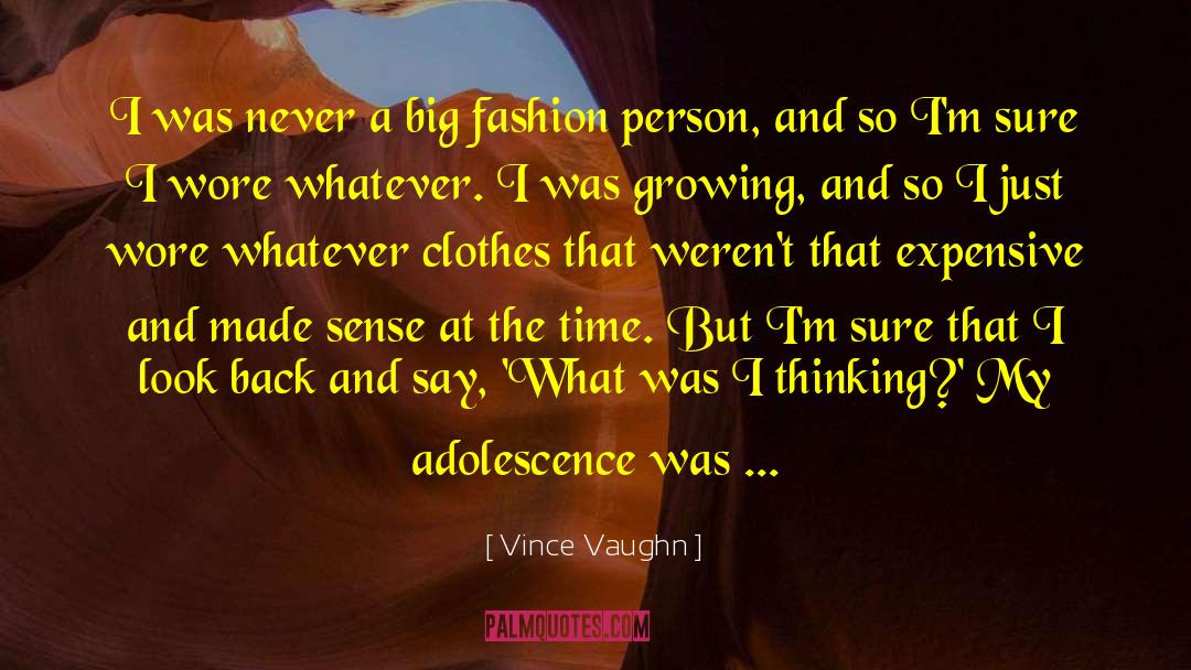 Vince Vaughn Quotes: I was never a big