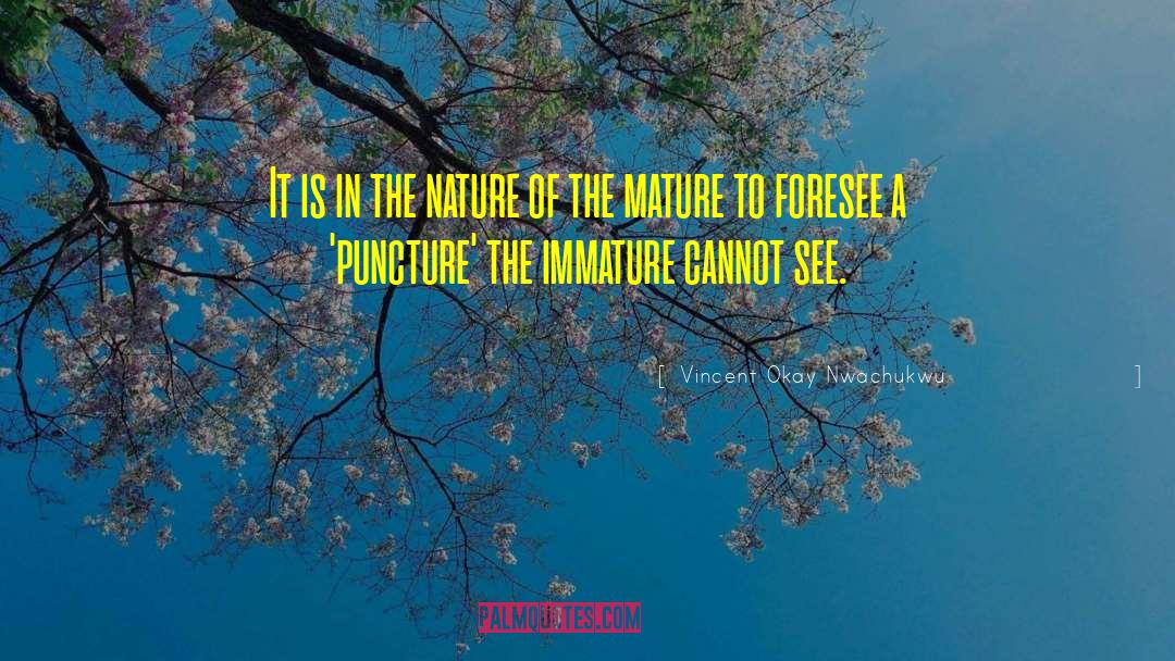 Vincent Okay Nwachukwu Quotes: It is in the nature