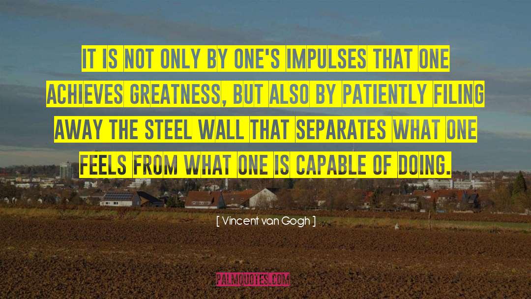 Vincent Van Gogh Quotes: It is not only by