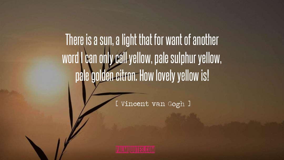 Vincent Van Gogh Quotes: There is a sun, a