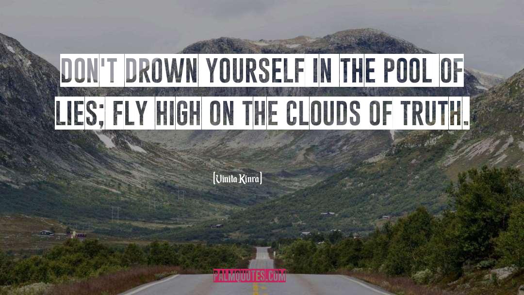 Vinita Kinra Quotes: Don't drown yourself in the