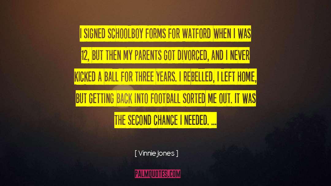 Vinnie Jones Quotes: I signed schoolboy forms for