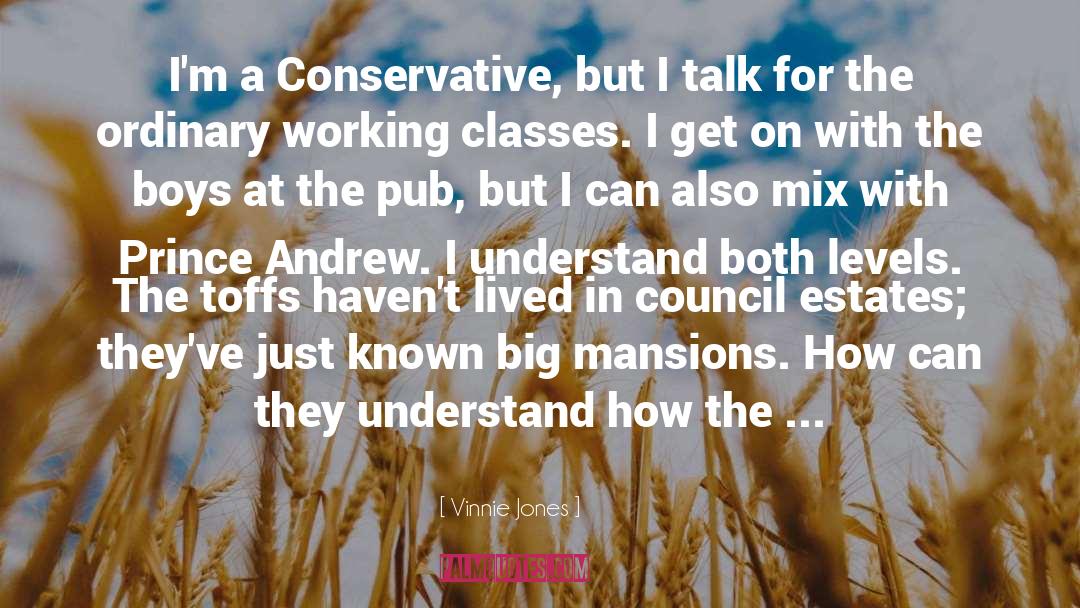 Vinnie Jones Quotes: I'm a Conservative, but I
