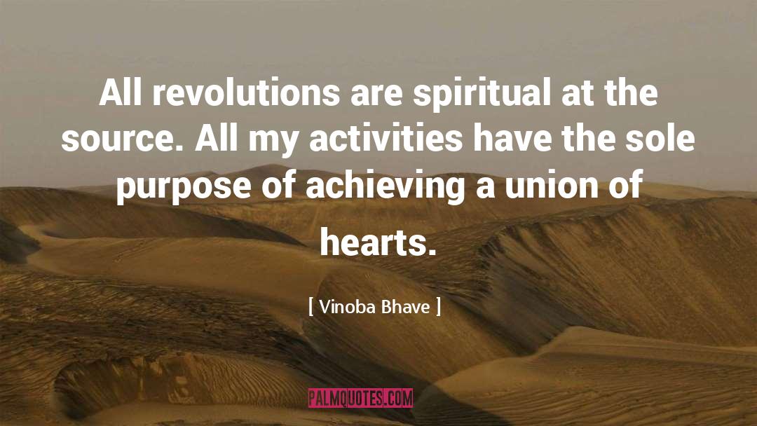 Vinoba Bhave Quotes: All revolutions are spiritual at