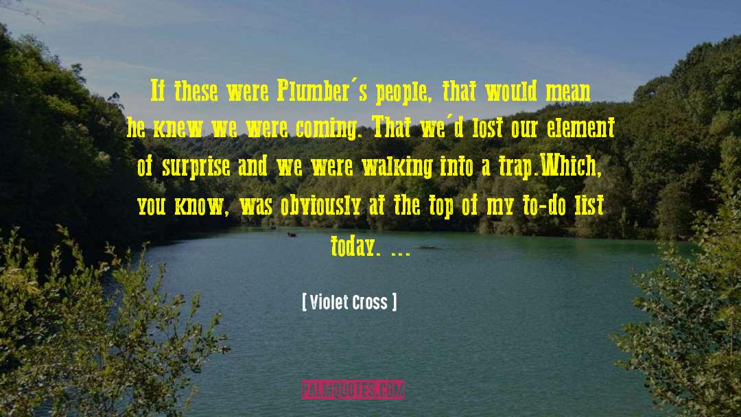 Violet Cross Quotes: If these were Plumber's people,