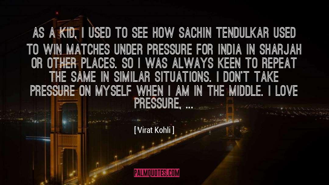 Virat Kohli Quotes: As a kid, I used