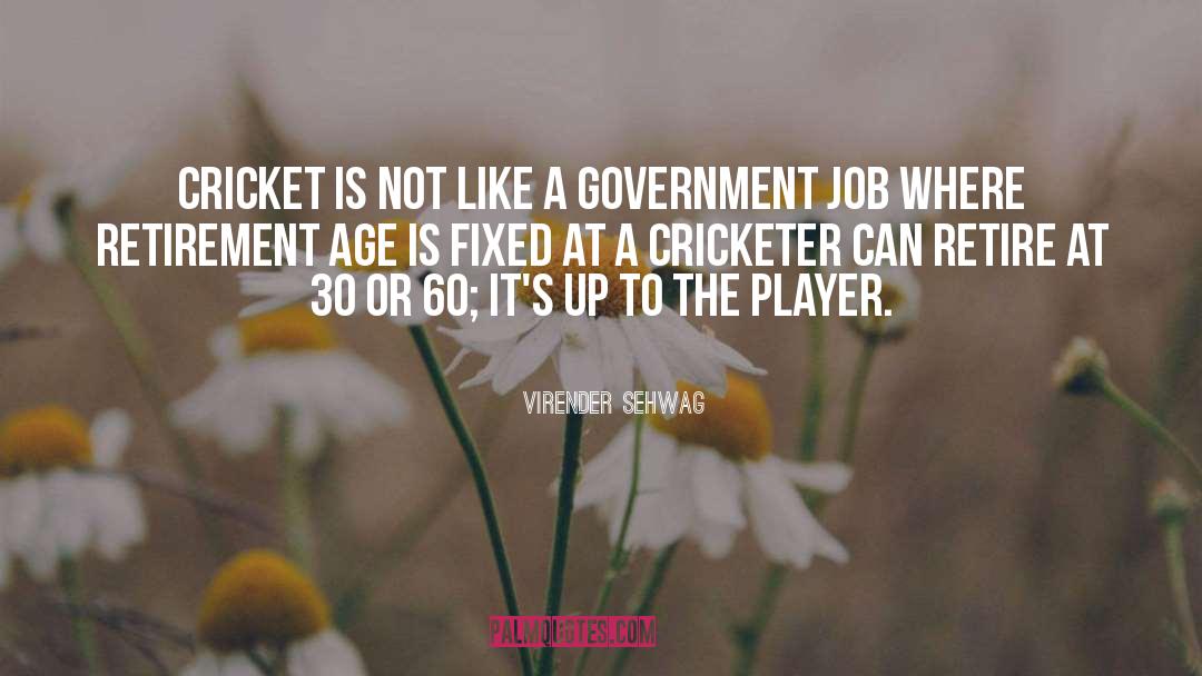 Virender Sehwag Quotes: Cricket is not like a