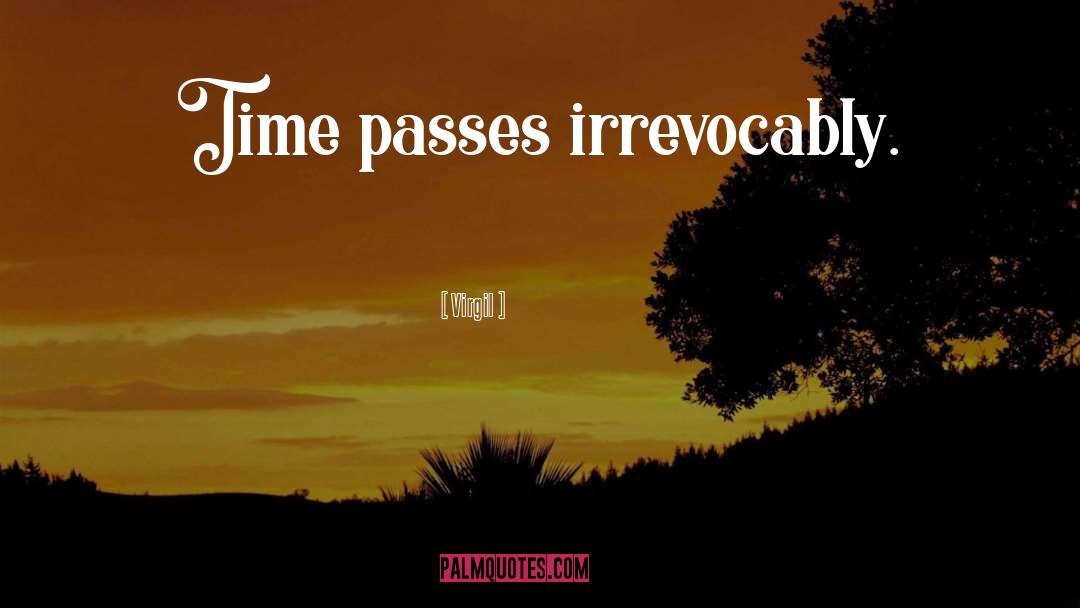 Virgil Quotes: Time passes irrevocably.