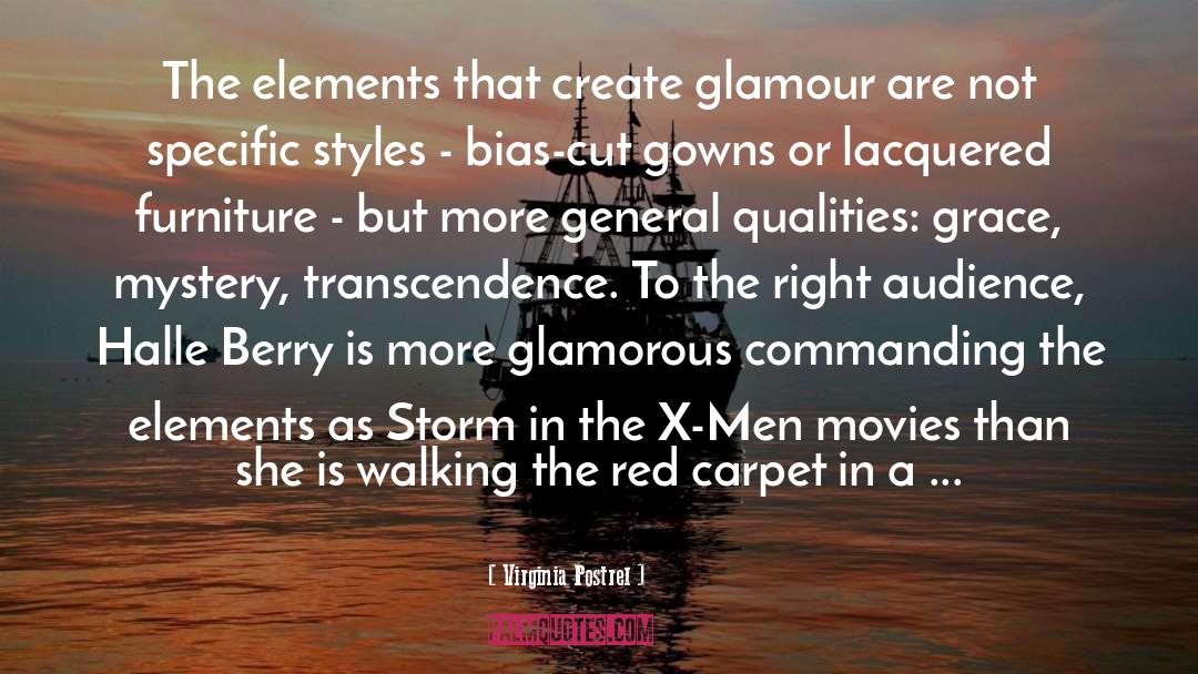 Virginia Postrel Quotes: The elements that create glamour