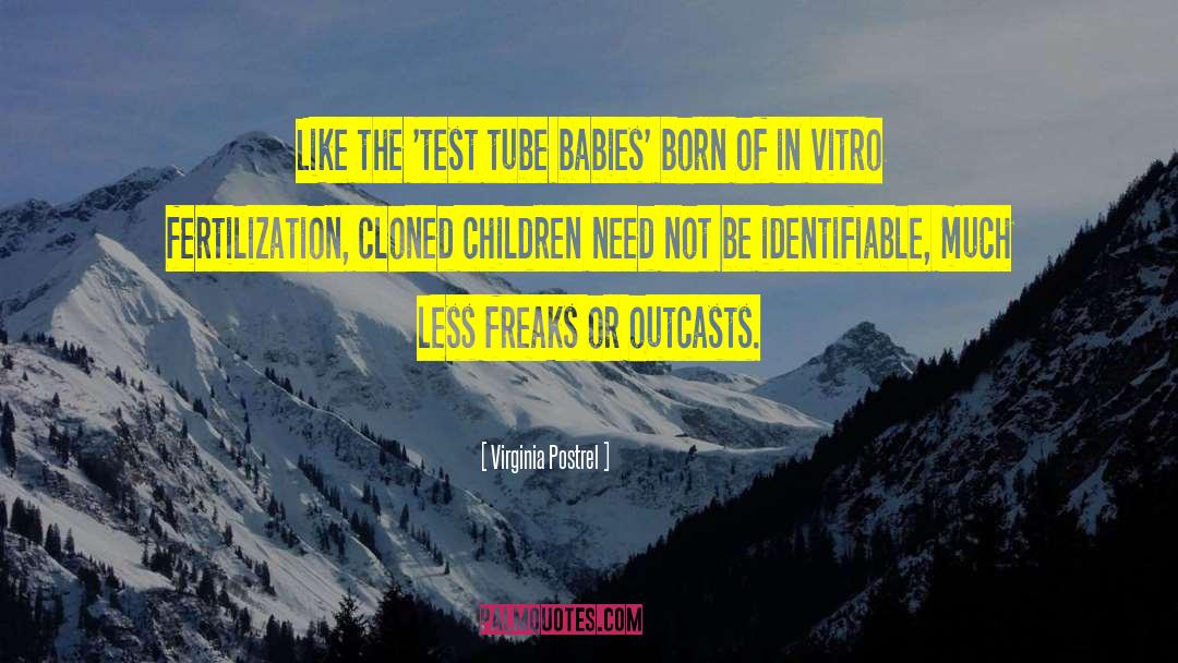 Virginia Postrel Quotes: Like the 'test tube babies'