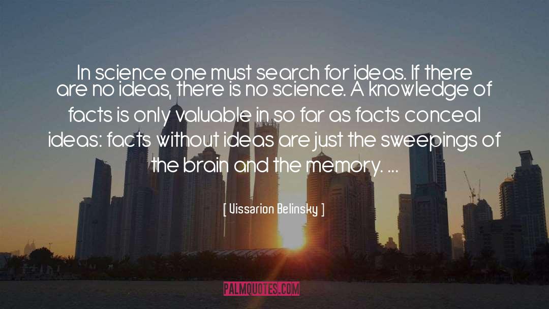 Vissarion Belinsky Quotes: In science one must search