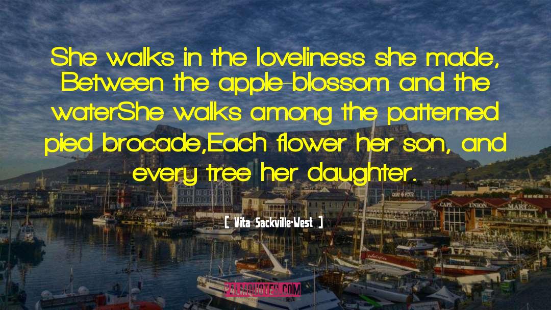 Vita Sackville-West Quotes: She walks in the loveliness