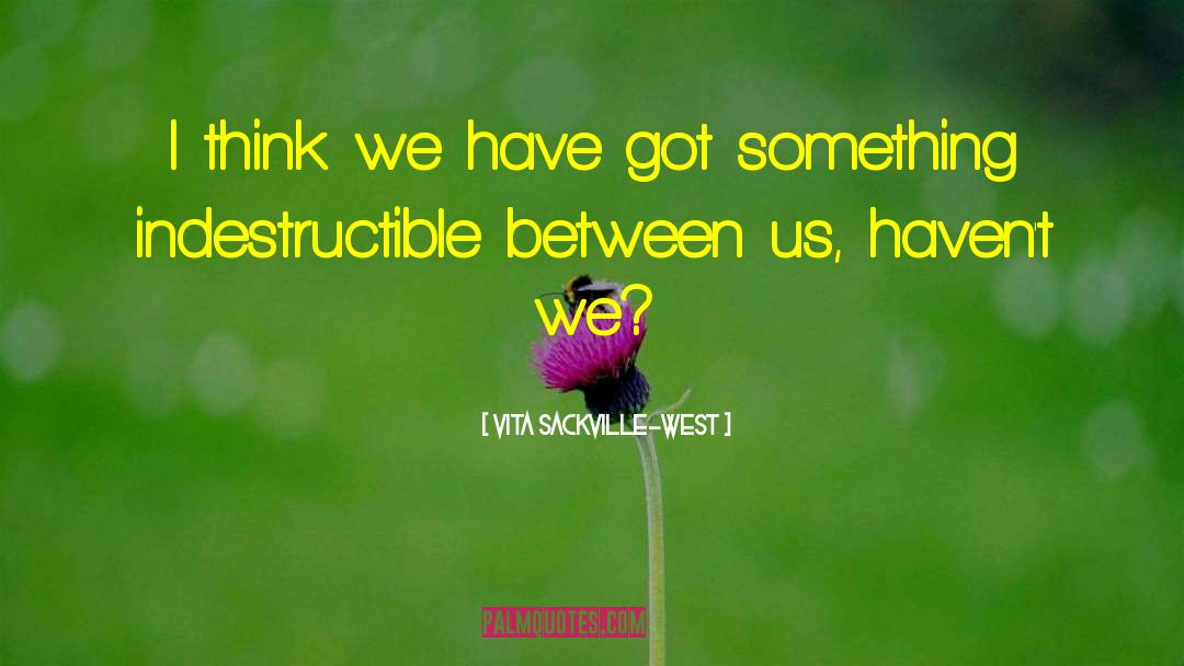 Vita Sackville-West Quotes: I think we have got