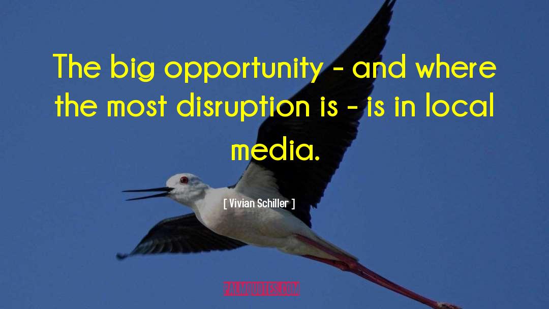 Vivian Schiller Quotes: The big opportunity - and