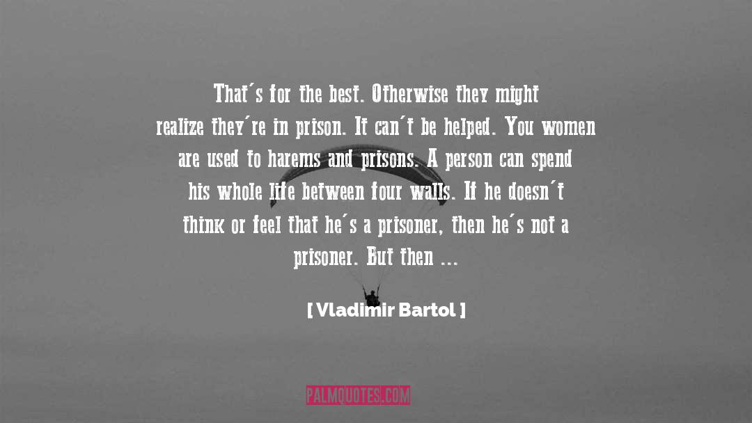 Vladimir Bartol Quotes: That's for the best. Otherwise