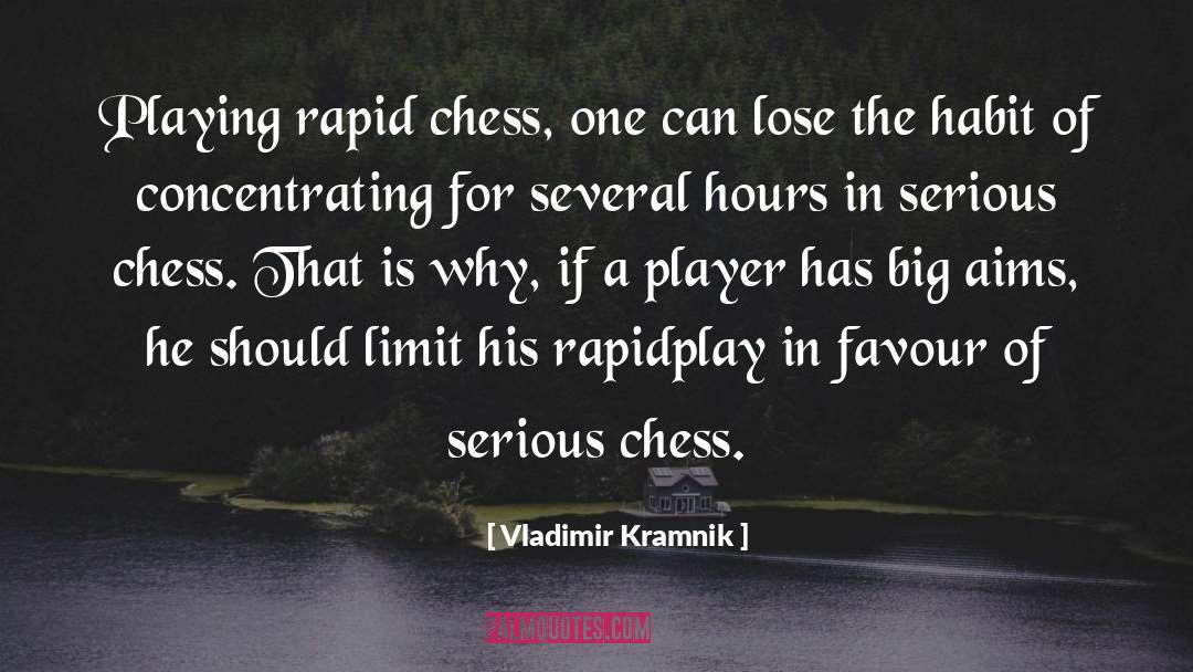 Vladimir Kramnik Quotes: Playing rapid chess, one can