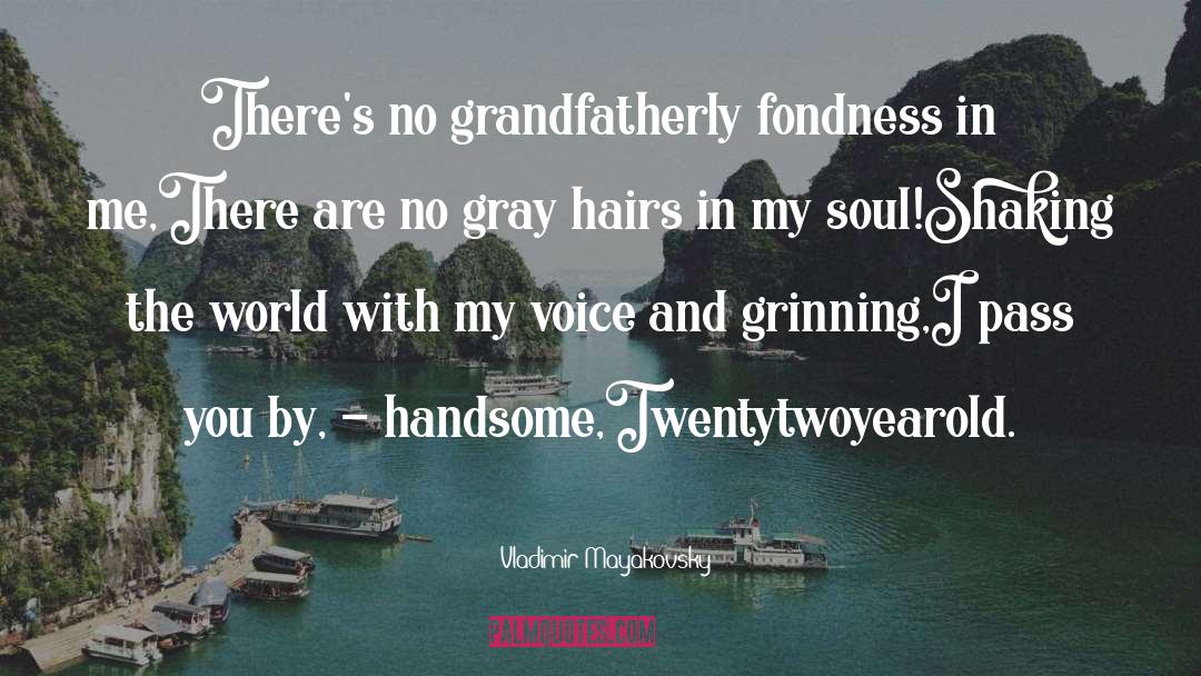 Vladimir Mayakovsky Quotes: There's no grandfatherly fondness in