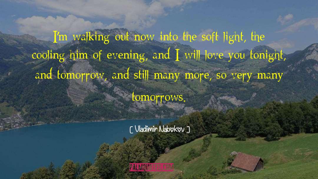 Vladimir Nabokov Quotes: I'm walking out now into