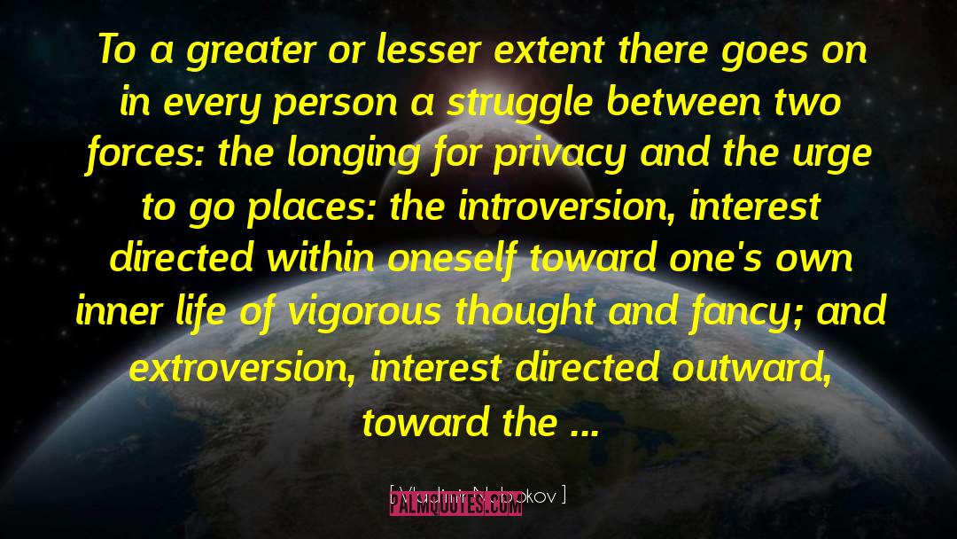 Vladimir Nabokov Quotes: To a greater or lesser