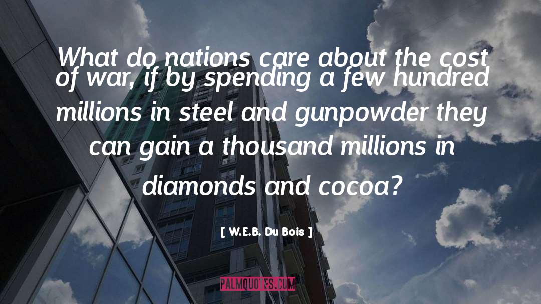 W.E.B. Du Bois Quotes: What do nations care about