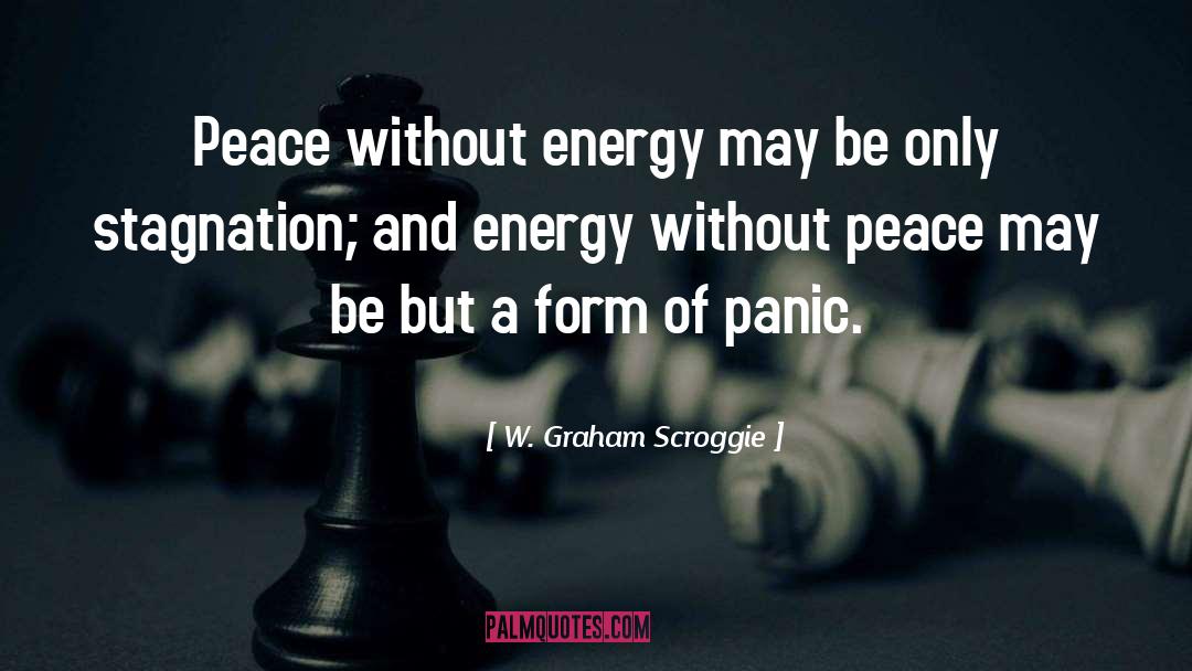 W. Graham Scroggie Quotes: Peace without energy may be