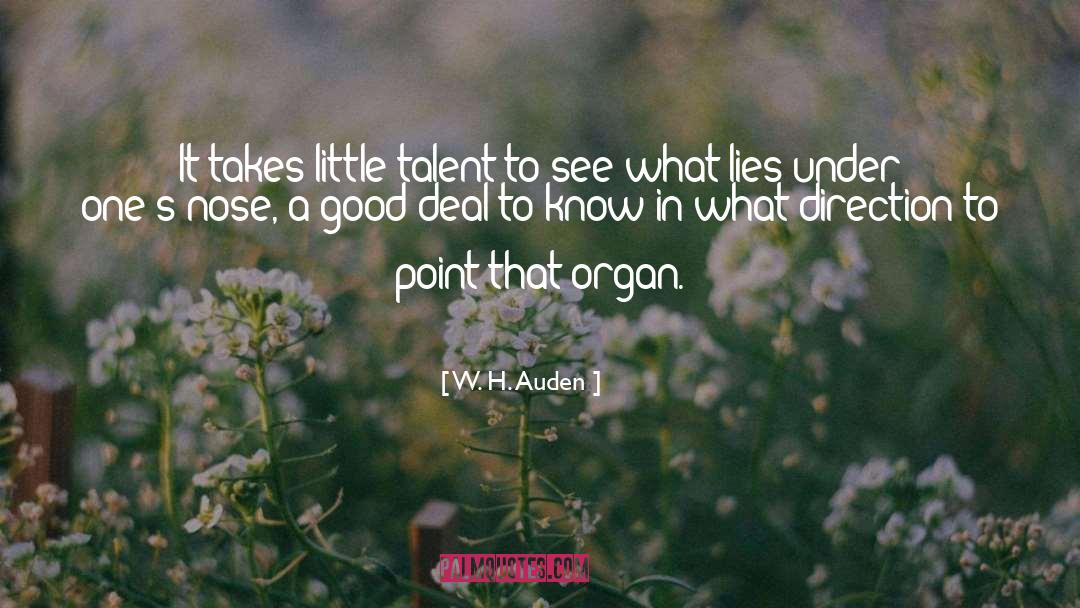 W. H. Auden Quotes: It takes little talent to