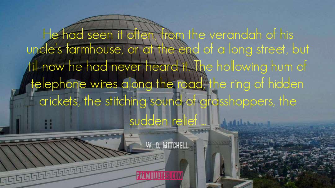 W. O. Mitchell Quotes: He had seen it often,